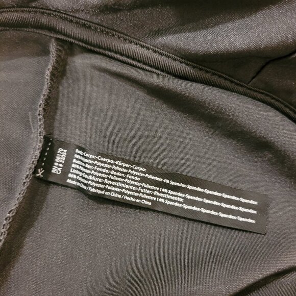 NWT URBAN OUTFITTERS | Out From Under Glitter Plunge Halter Bodysuit | Sz. M - Picture 9 of 9